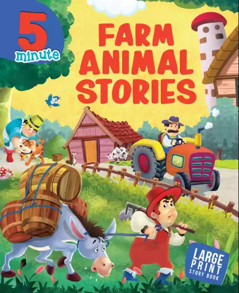 5 Minute Farm Animals : Large Print